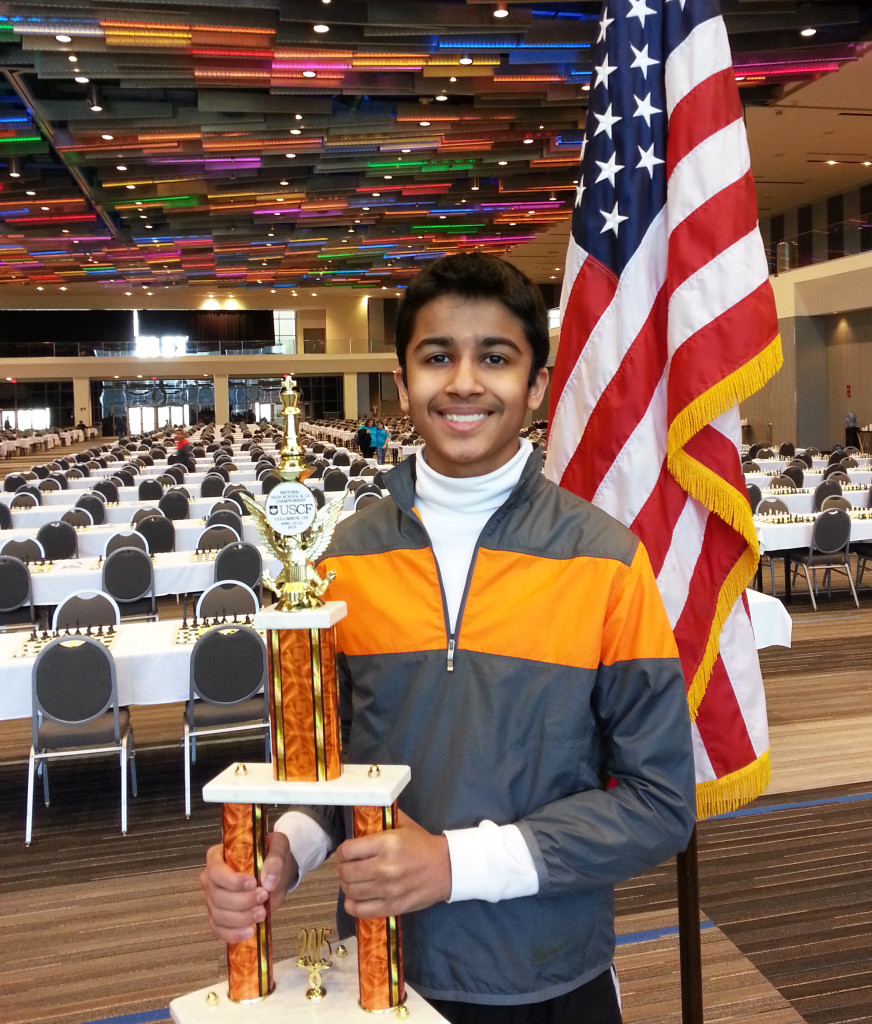 The 2015 US National High School Blitz Champion Trophy